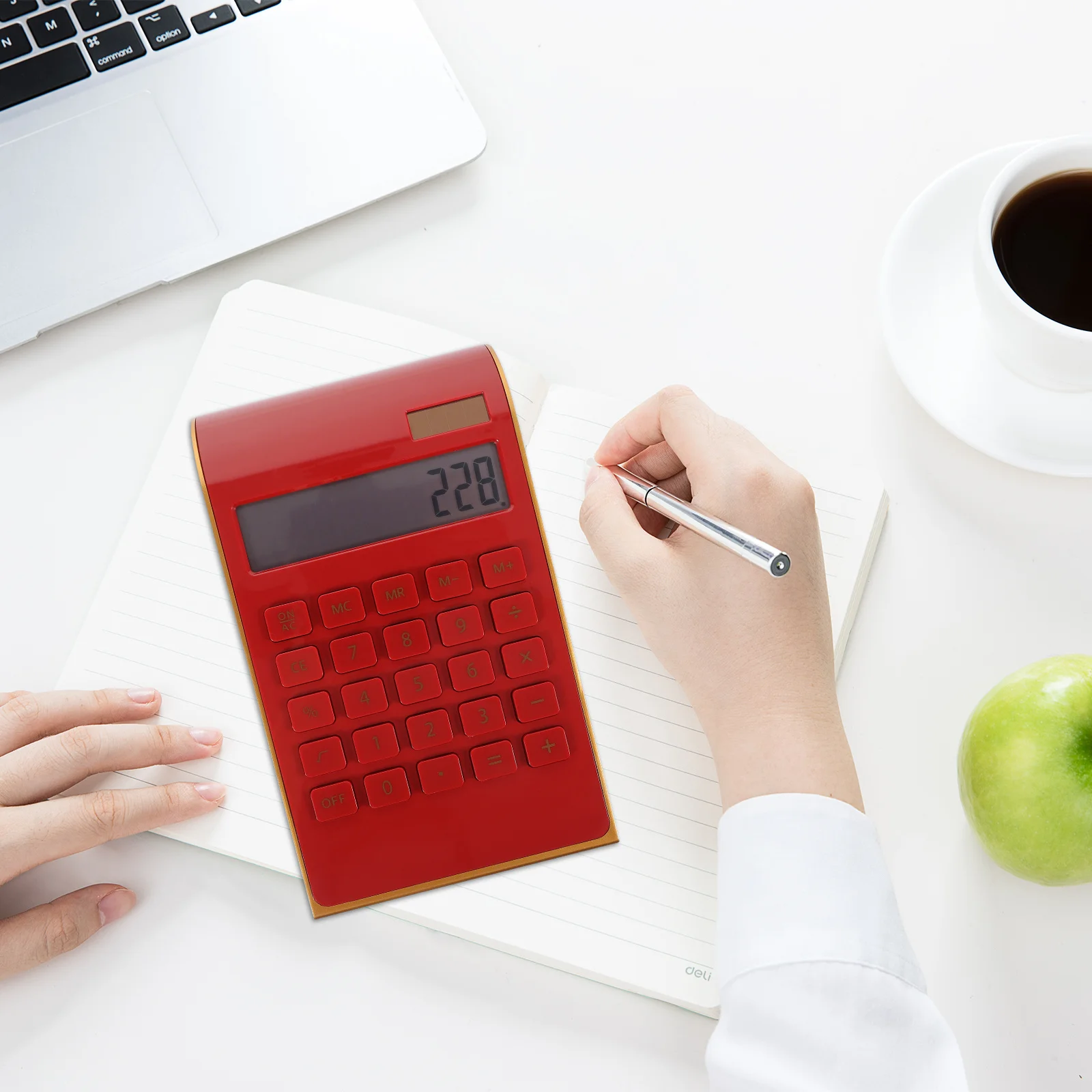 Solar Calculator Basic School Office Desk Supplies Hand Held Portable Cute Simple Handheld Pocket