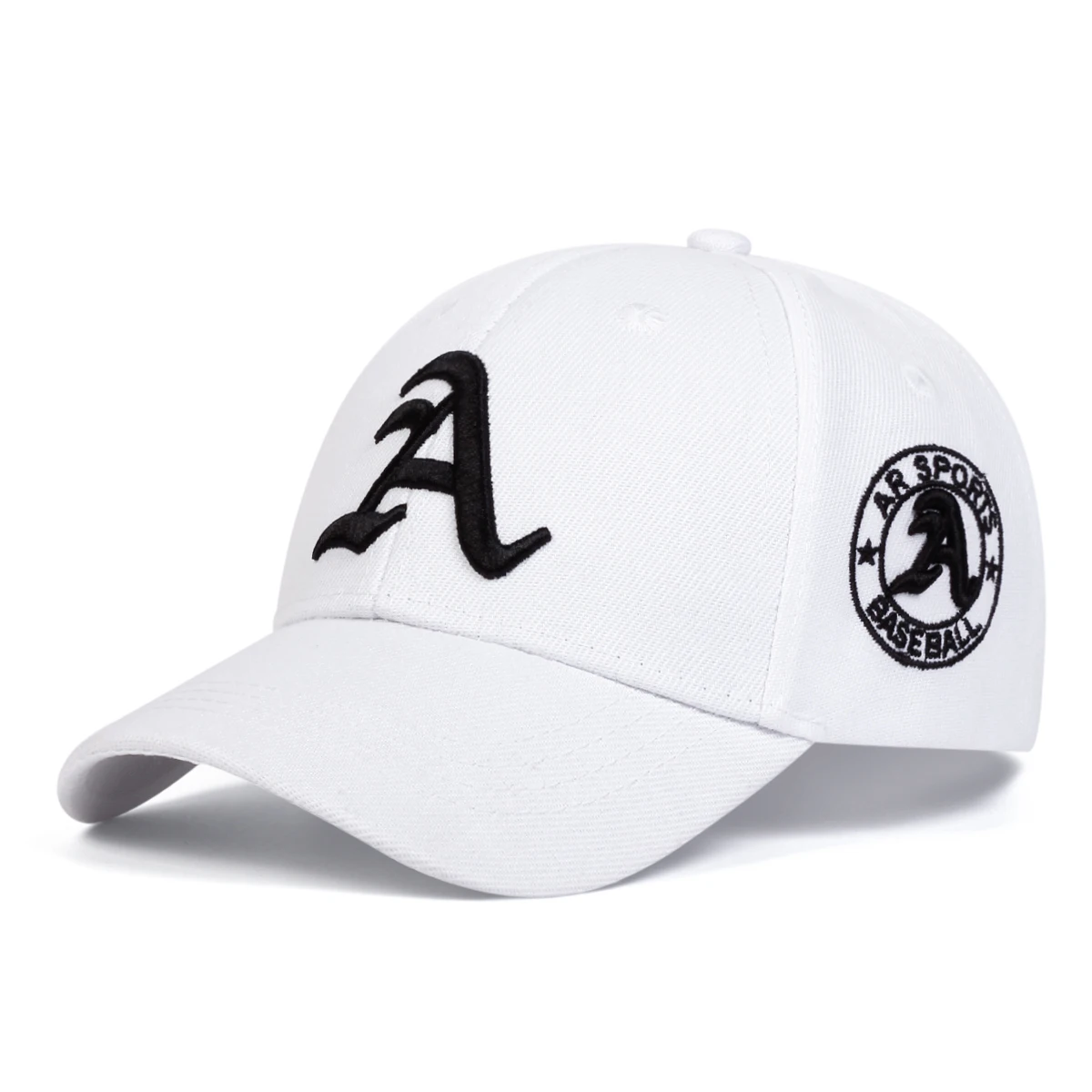 Children Gothic Letter A Embroidery Baseball Caps Spring Autumn Outdoor Adjustable Casual Hats Boy Girl Travel Sunscreen Hat