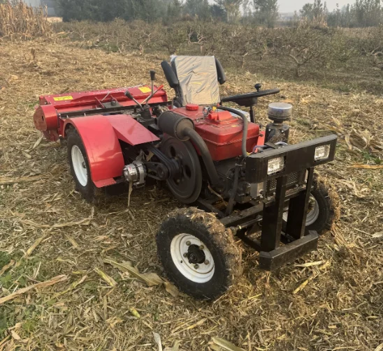 25hp Ride on Cultivator Wheeled Rotary Tiller Garden Mini Tractor