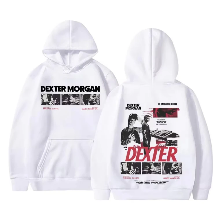 

2025 Autumn and Winter The TV Shows Dexter Morgan The Bay Harbour Butcher Men's Hoodie Casual Size Fashionable Retro Sweatshirt