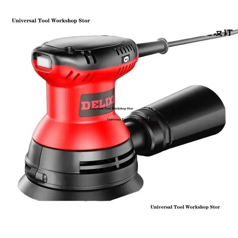 Electric 6-Speed Dust-Free Wall Sander for 360° Polishing Woodworking Plank Putty Sandpaper Machine