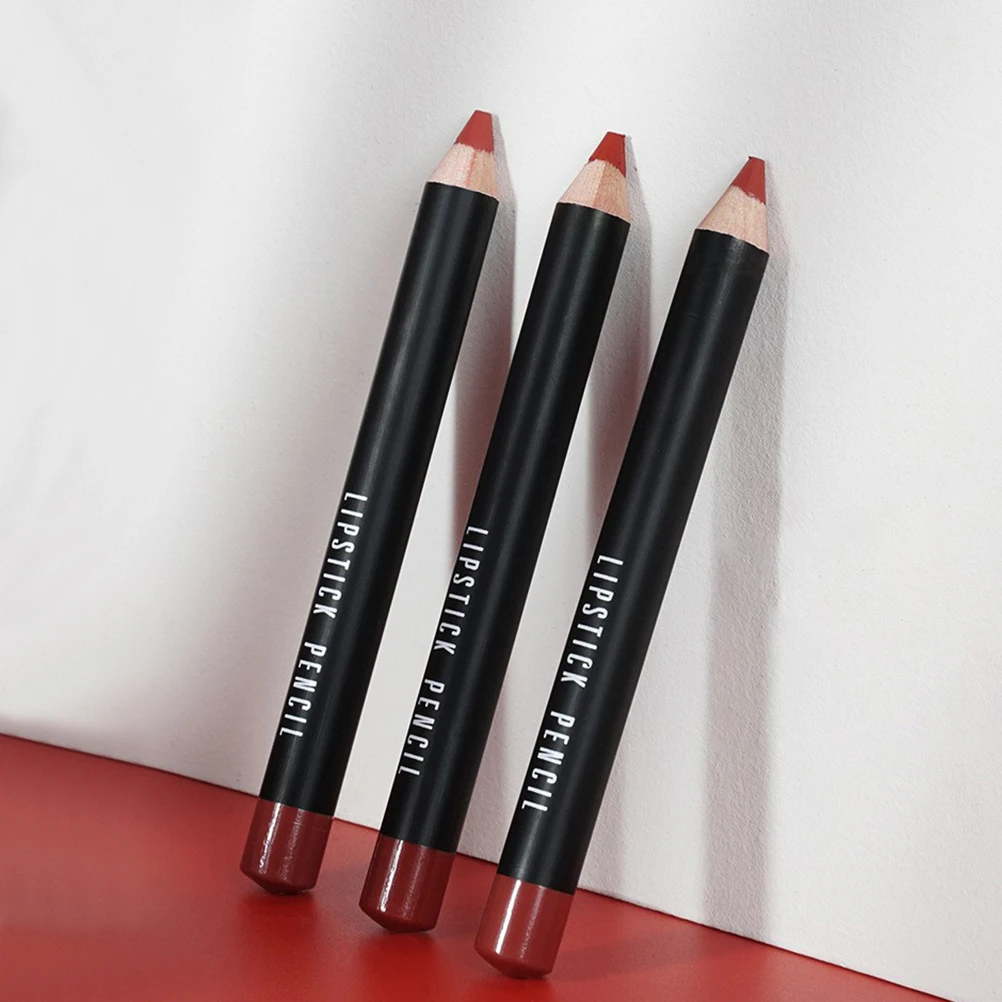 

2Pcs Matte Lip Liner Pencils Smudge Proof Long Wearing Lip Pencil for Women Effortless Application Lipstick Pencil Set