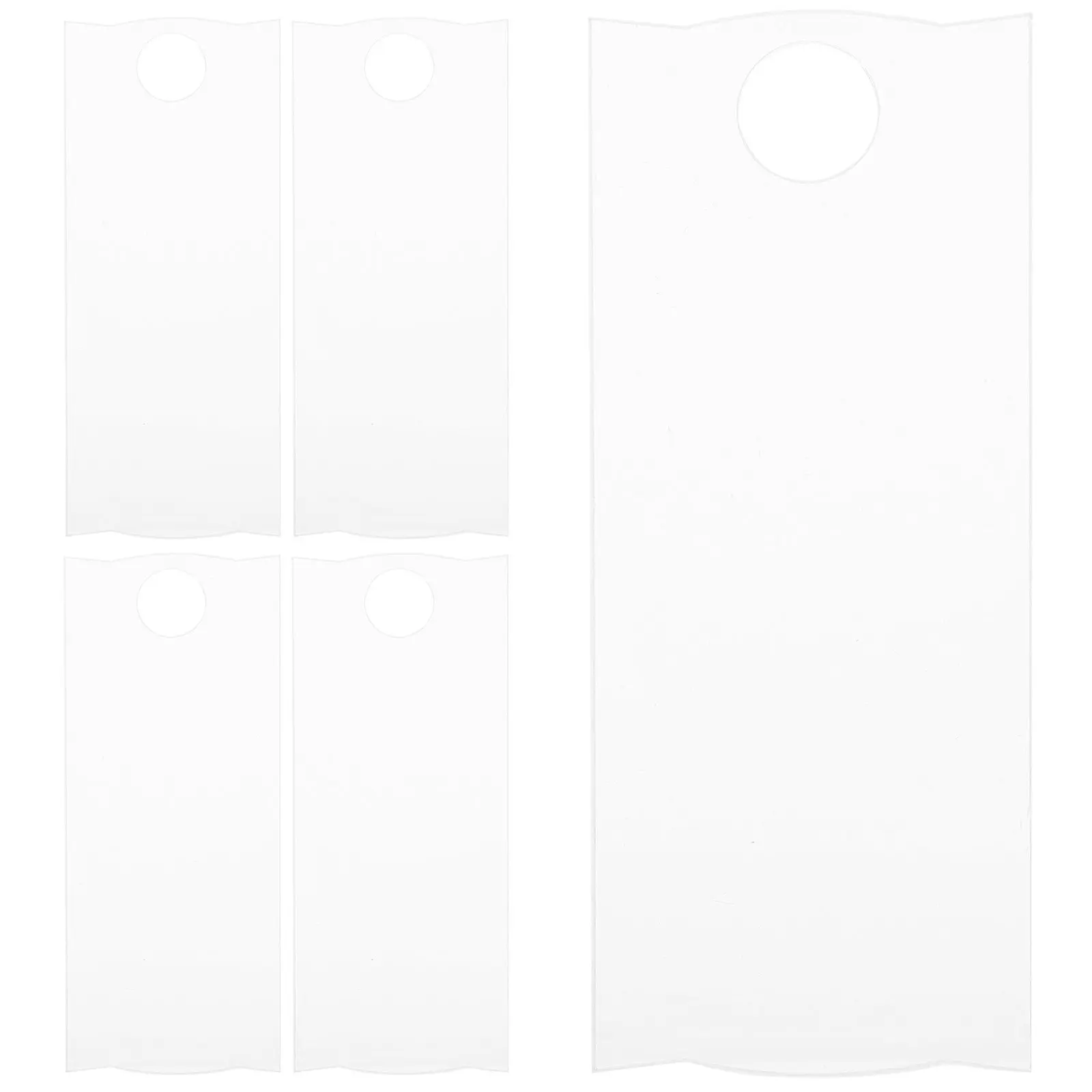 

5Pcs Cup Decoration Blank Sublimation Acrylic Name Plates Small DIY Tumbler Tags Convenient Name Badges for Office
