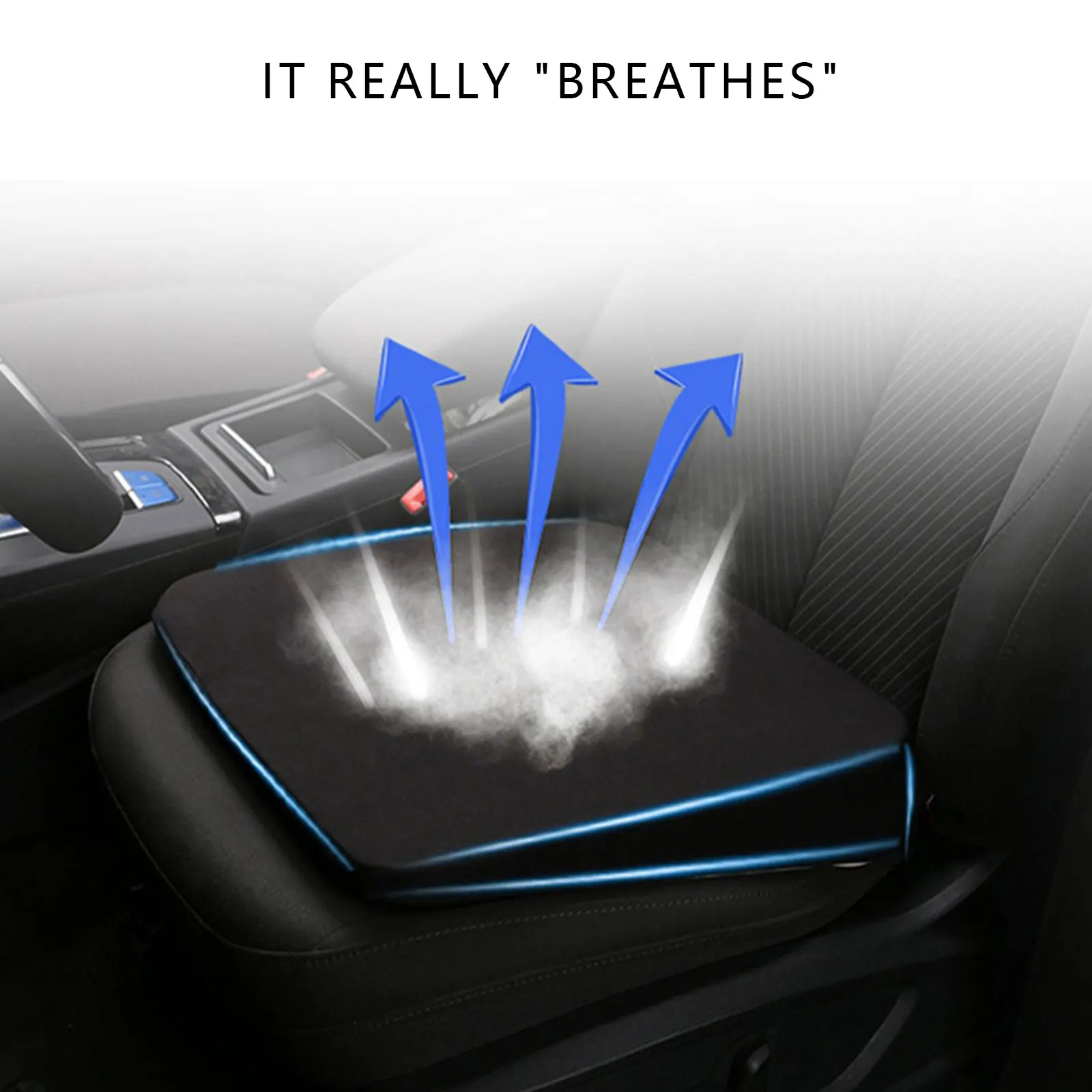 Car Seat Heightening Cushion Bevel Main Driver Single Seat Thickening Butt Cushion Heightening Mats Auto Interior Accessories