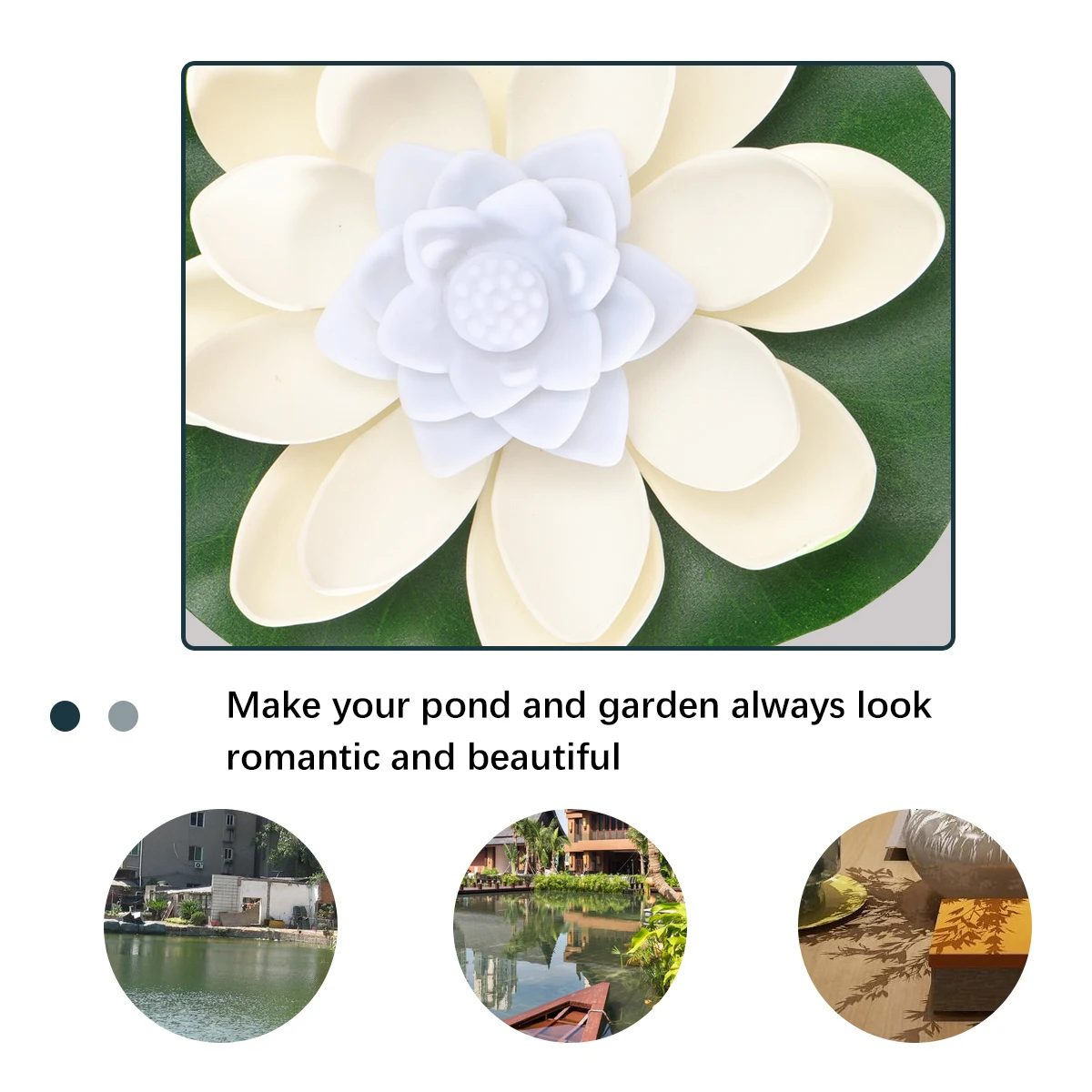 

Lotus Water Realistic Decoration Garden For Wedding Pond Wedding Gift