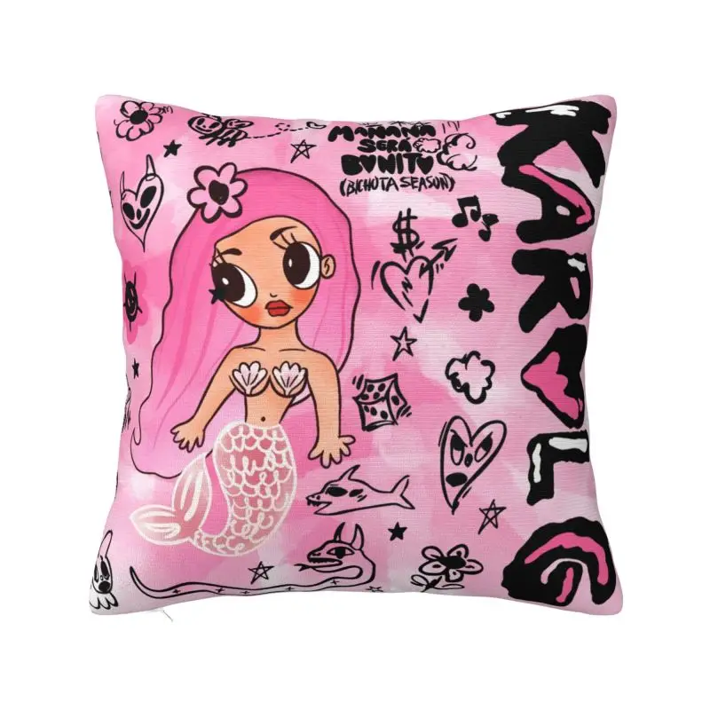 Reggaeton Music Karol G Manana Sera Bonito Cushion Cover Polyester Throw Pillow Case Bedroom Decoration Sofa Chair Pillowcase