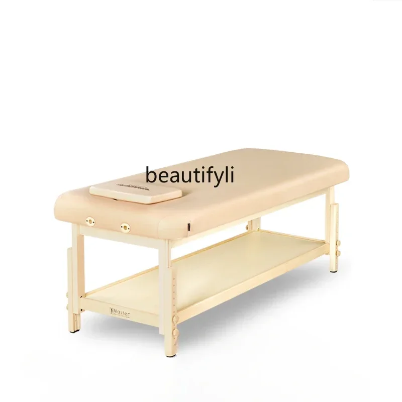 Asmt09 Beauty Salon Massage Couch Facial Bed Massage Couch Bone Setting Physiotherapy Bed Massage Solid Wood Bone Setting Bed