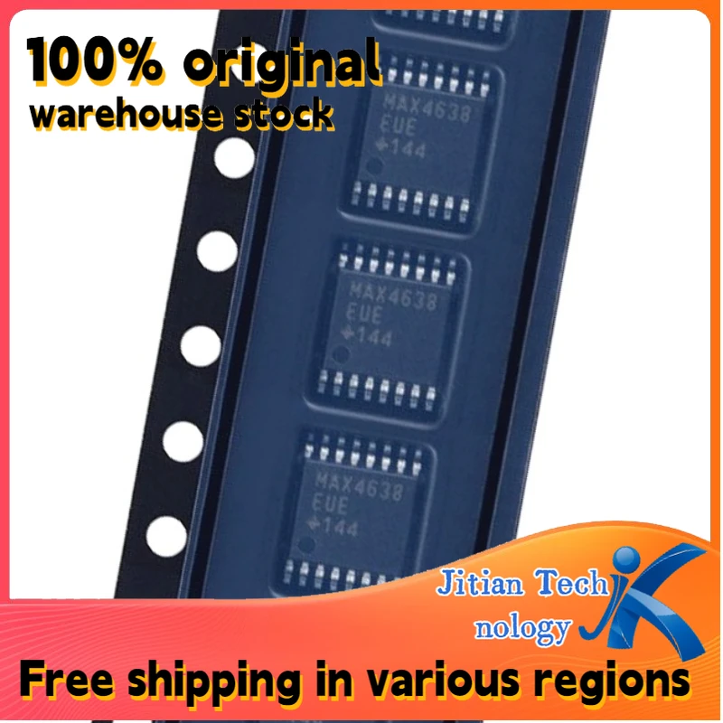 100% original inventory 10PCS MAX4638EUE+T logo MAX4638 TSSOP16 Multiplexer Channel direct sales