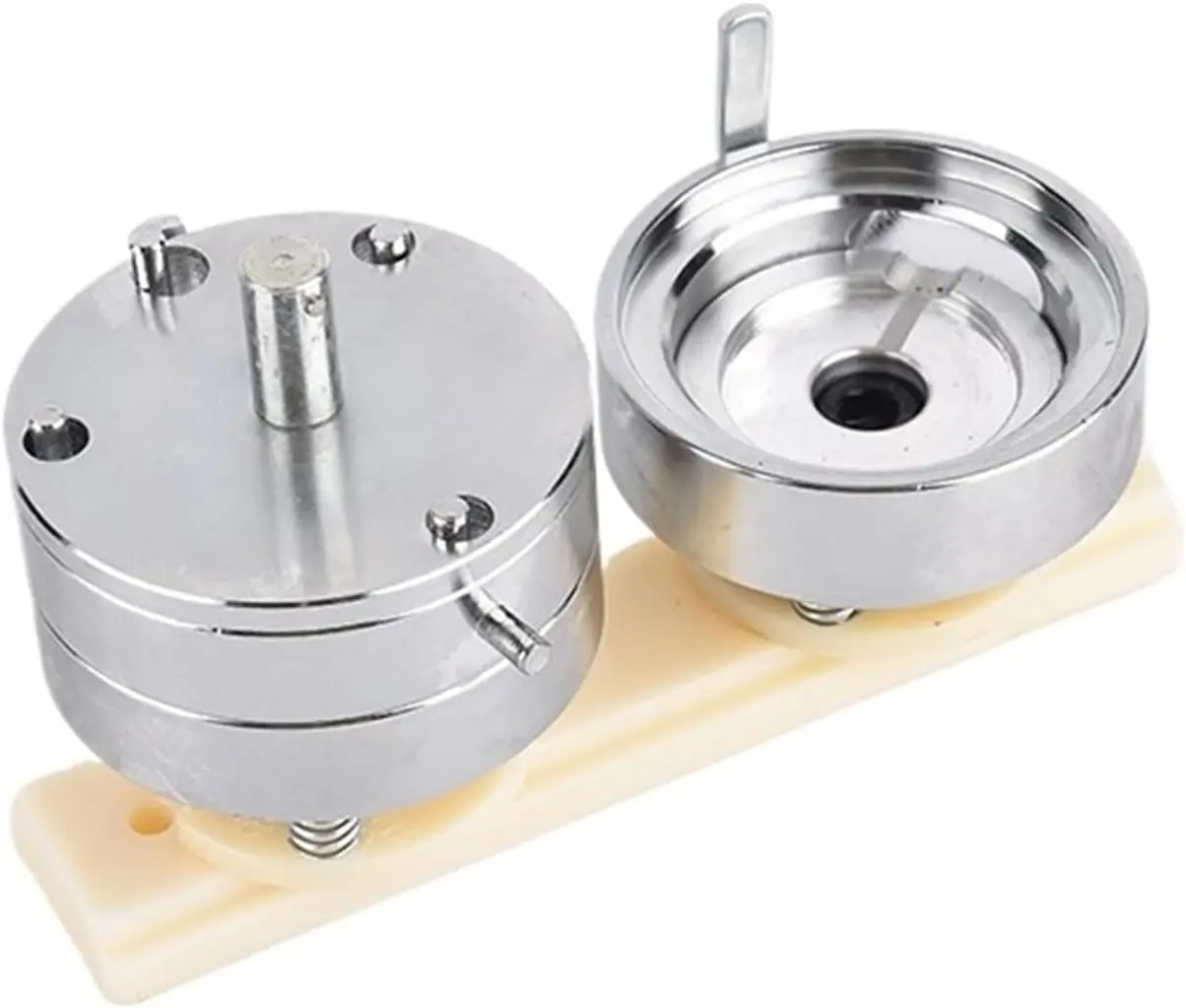 Button Maker, 25/32/37/44/50/56/58/65/75MM Badge Button Die Mold, DIY Pin Making Parts, Press, Punching Machine Molds, Efficient and Accurate,(37MM)