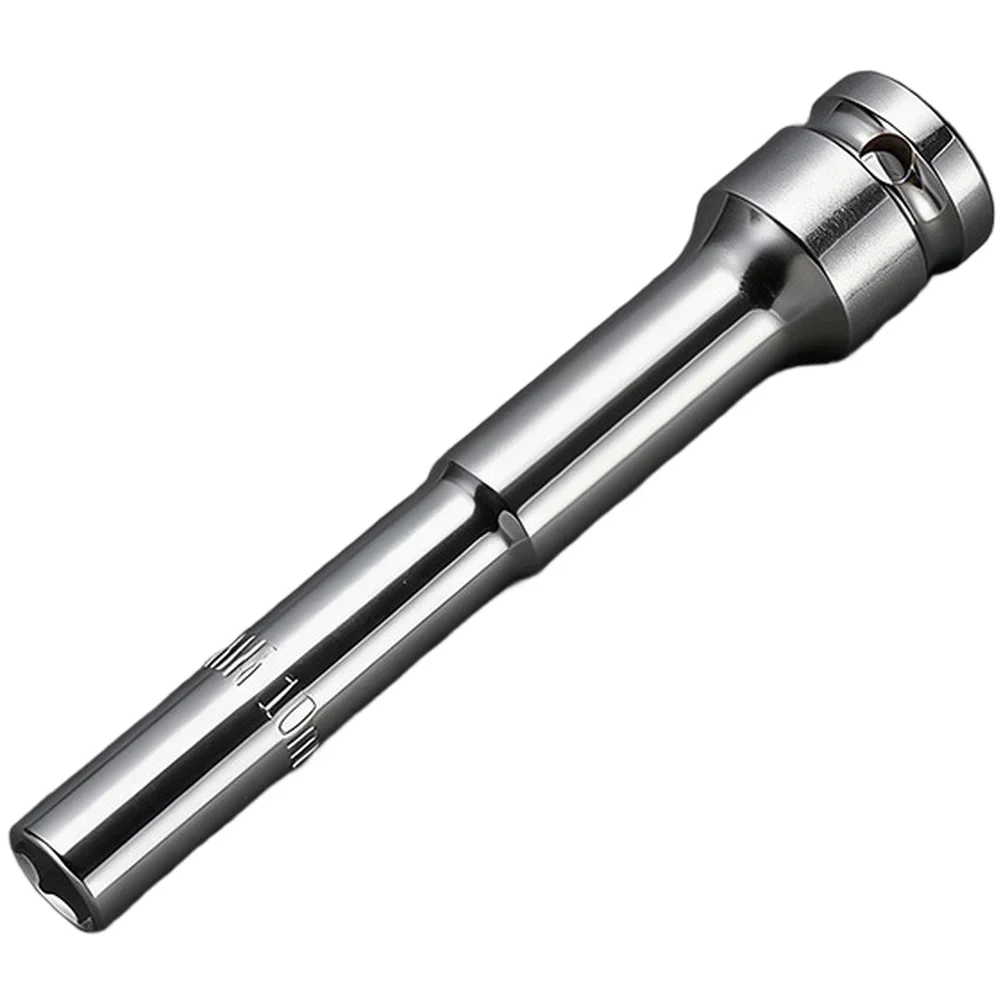 1 2 Drive Sockets Extended Socket Set 51mm Socket Depth Chrome Plated Anti-drop Pinholes Extended Length Socket Set