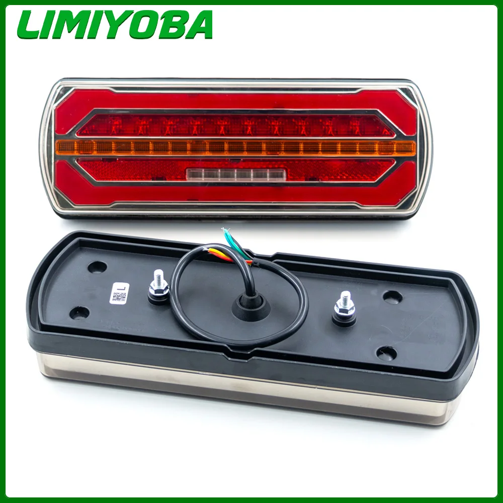 LED Combination Tail Light 12V 24V Turn Signal Reverse Rear Lamp Waterproof Trailer Truck Caravan Reflector LED Car Brake light