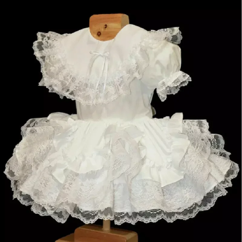 

New Sissy Baby Maid Mini Dress Role Playing Costume Customization Multi Color Skirt Customization