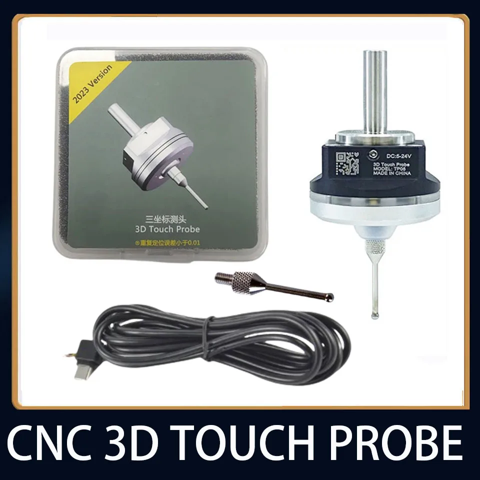 The latest V6 anti roll 3D Touch Probe edge finder is compatible with mach3 and grbl precision CNC measuring heads
