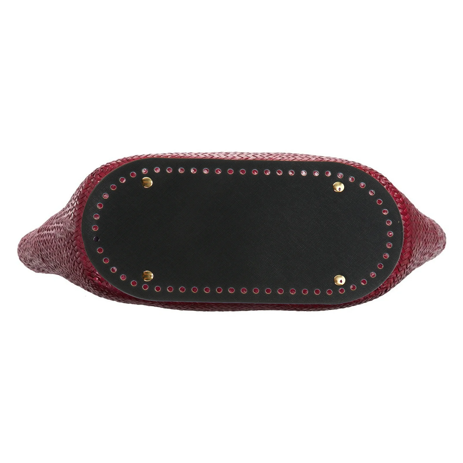 

1Set Bag Handles PU Bottom DIY Crochet Bag Accessories Handmade Handle Repair Accessory Handbag Handles PU Bottom Shaper