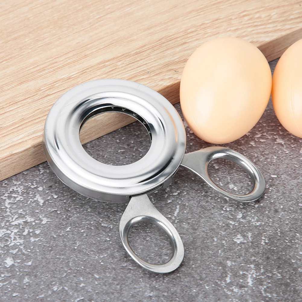 Stainless Steel Egg Cutter Boiled Egg Shell Scissor Peeling Tool Kitchen Accessories Egg Cutter Boiled Egg Cutter