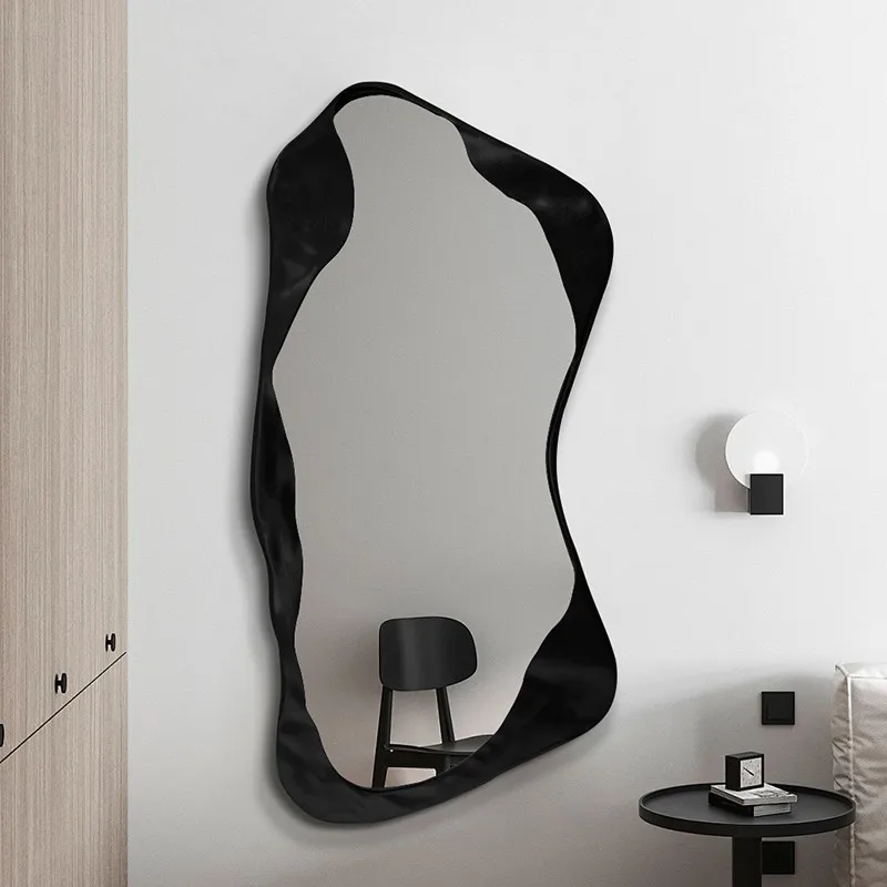 modern art full-length mirror household home-style wall-mounted special-shaped mirror floor-to-ceiling creative des
