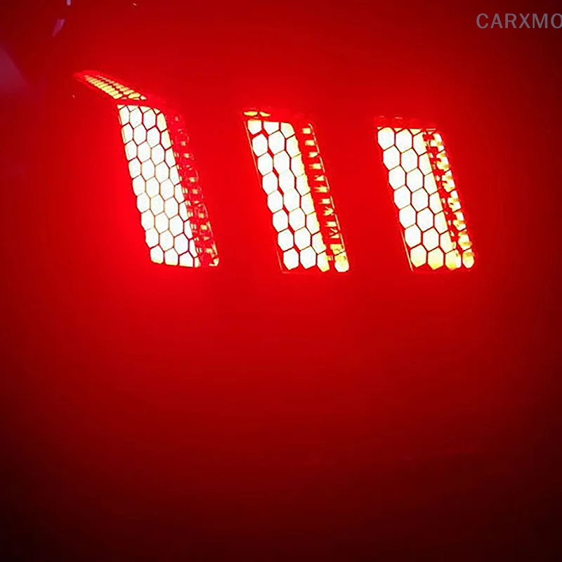 Fashion Car Rear Tail Light Honeycomb Stickers DIY Practical Honeycomb Car Sticker Decorative For All Car Models Car Accessories