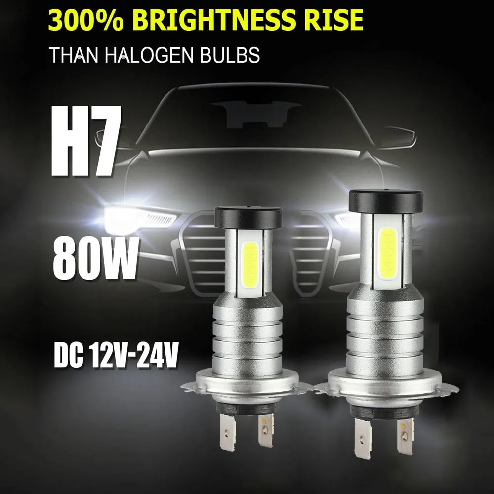 2Pcs Led Car Front …
