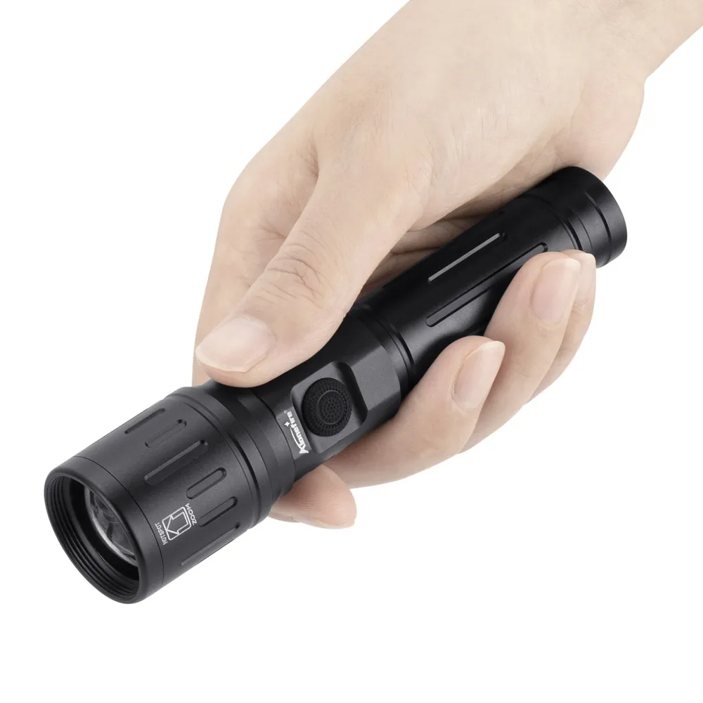 Zoom 4-Colour Light White/Red/Green/Blue LED Flashlight USB Rechargeable Fishing Camping Hunting Photography Selfie Hiking Torch