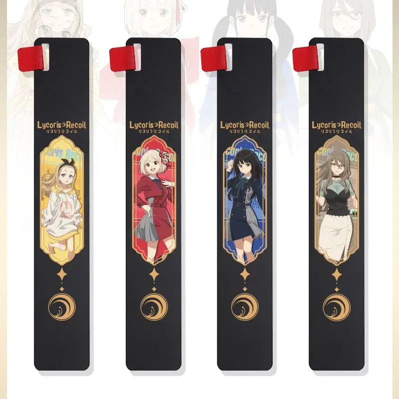 Lycoris Recoil Perimeter, Anime Creative Metal Ruler Bookmark