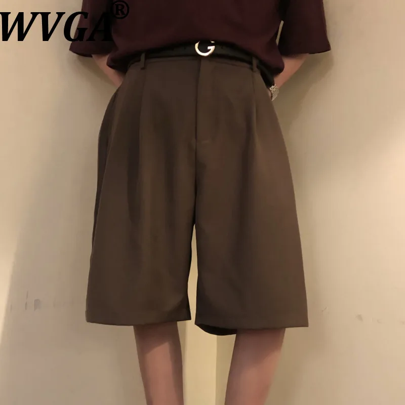 WVGA New Men Tide Summer Japanese Retro Loose Casual American Style Shorts Niche Chic Straight Five-Point Streetwear Ins W18292