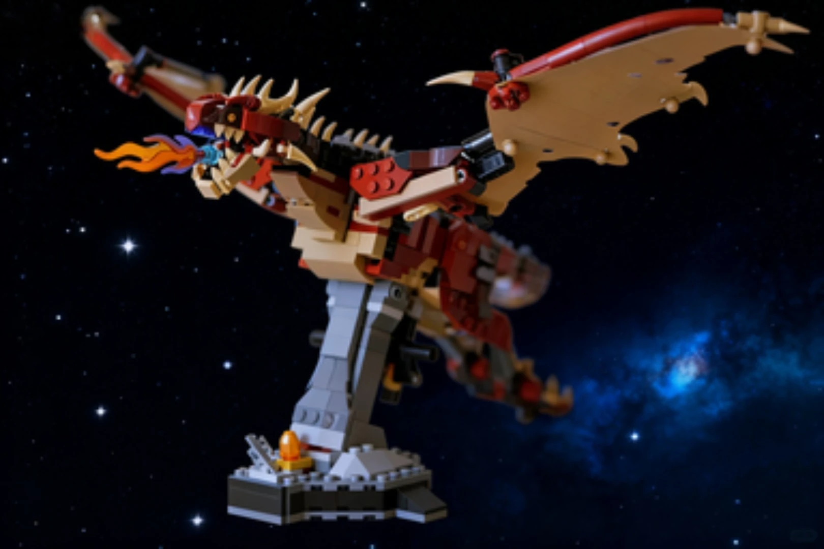 مجموعات مكعبات بناء MINISO Magic World لتنفس النار 76406 مناسبة لهدايا عيد الميلاد المتوافقة مع Legoed