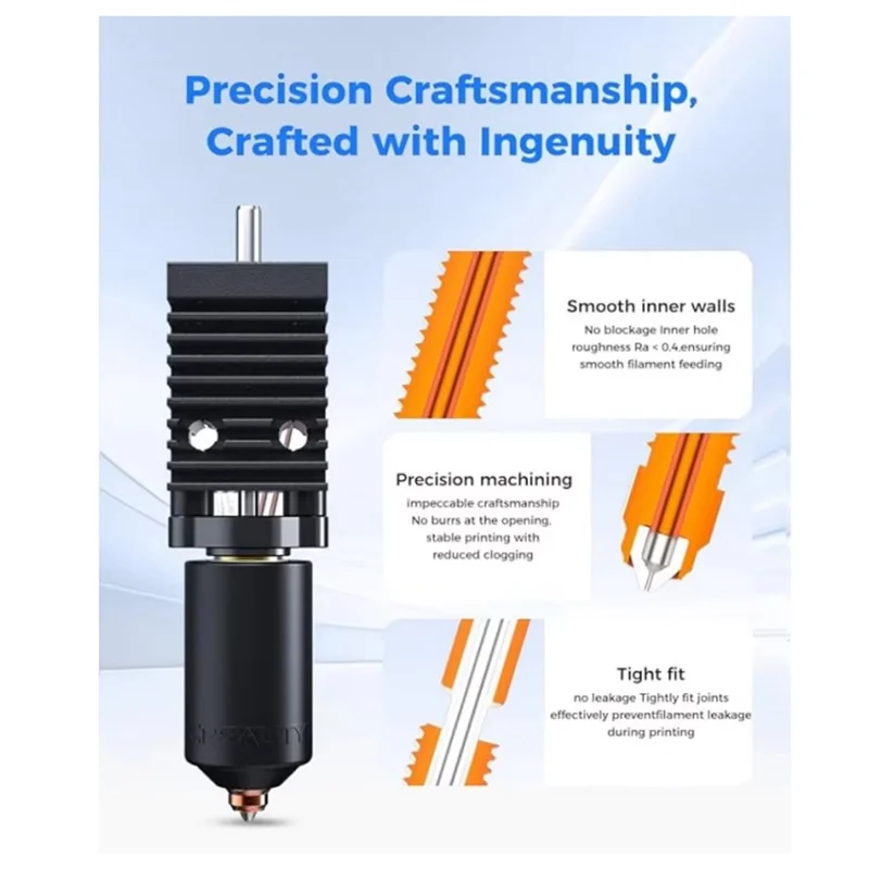 

SB-Сопло для K2 PLUS K2 PLUS Комплект горячего конца Сопло 350 ° Аксессуары для высокотемпературных 3D-принтеров C для K2P