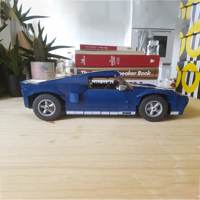 NEW Creative Expert MOC GT Super Sports Cars GT40 MOD Ford 10265 Mustangs Set Fords Building Blocks Model DIY Bricks Toys Gifts