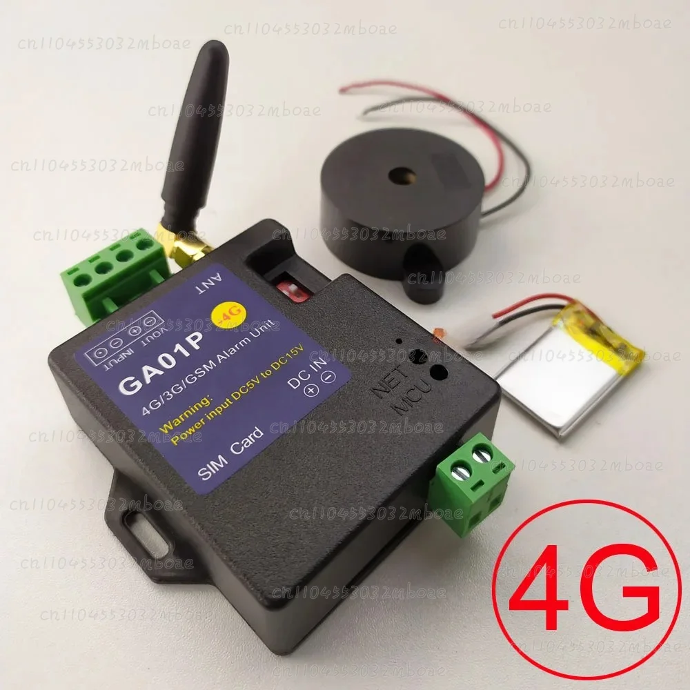 4G/3G GA01P Mini GSM Alarm System SMS Security Alert Rechargeable Module Power Failure Notification
