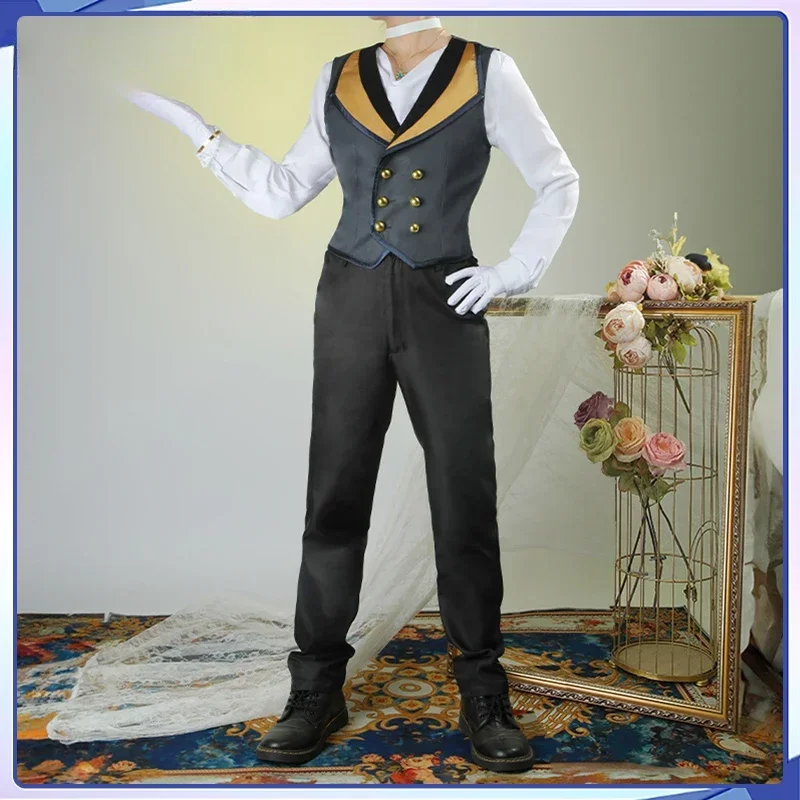 [Personalizzato] Game Ensemble Stars Amagi Hiiro Costume Cosplay Abiti di Halloween Uomo Nuovo abito uniforme