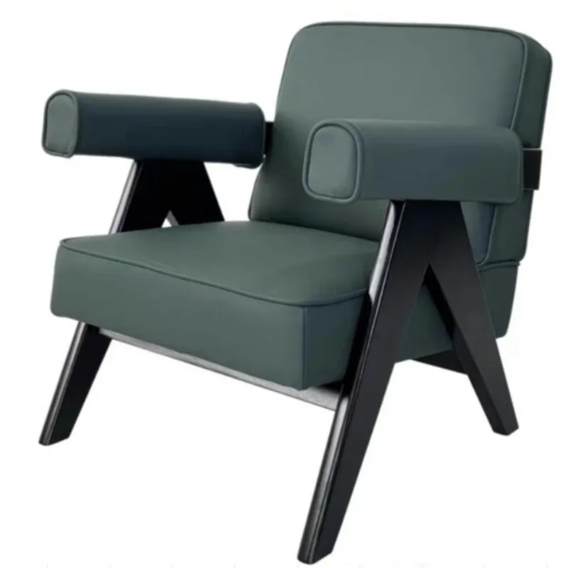 

Solid wood, leisure chair, sofa chair, retro, negotiation chair, armrest lazy sofa