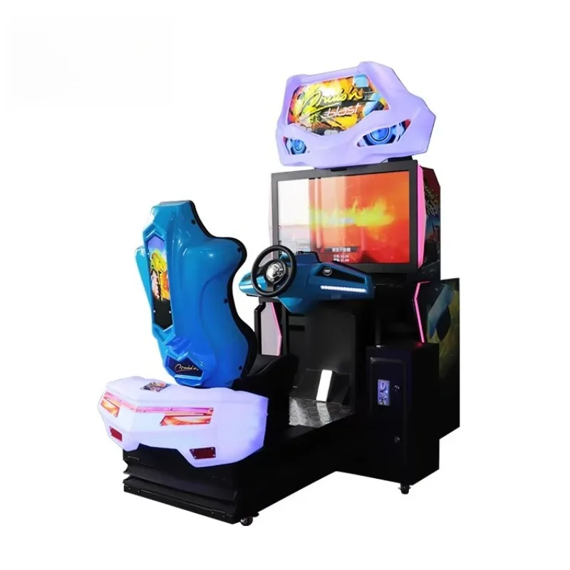 Coin Operated Car Racing Motion Simulator Dynamic Game Machine for Game Center Arcade Use Custom