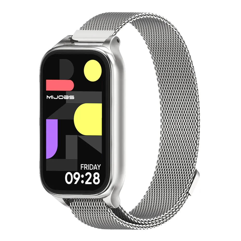 Für Xiaomi Smart Band 9 Active Strap Smart Armband Mi Band 9 Active Strap Metall Edelstahl Ersatz Handgelenk Armband – Detail 14