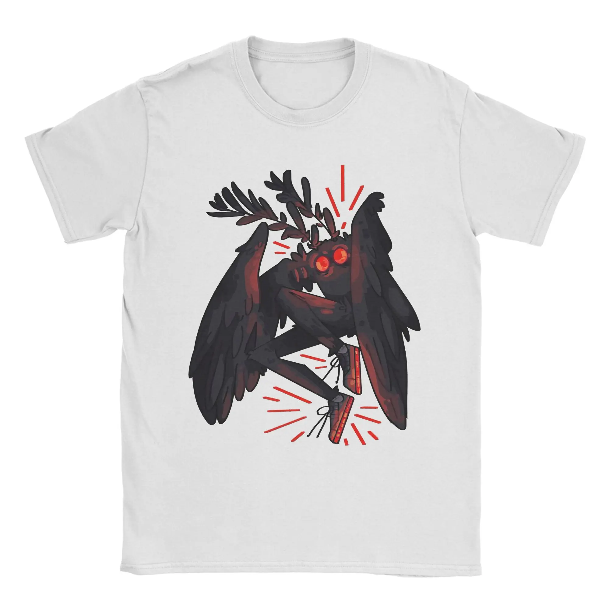 Cryptid Creatures Bigfoot Mothman Alien Loch Ness Monster Men's T Shirts Fashion Tees Short Sleeve T-Shirt Pure Cotton Tops