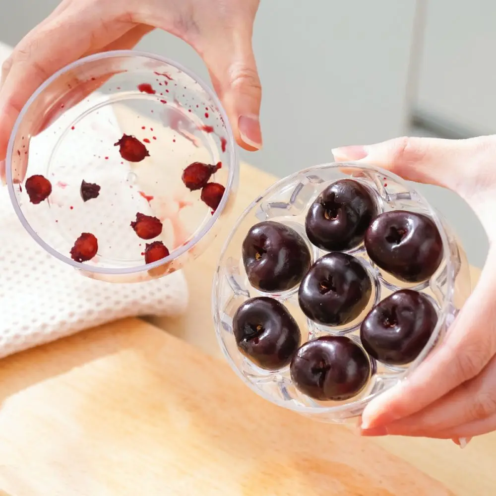 Handheld Cherry Pitter Press Stoner Fruit Pit Remover Kitchen Gadget Quick Efficient Core Extraction Tool Easy Clean