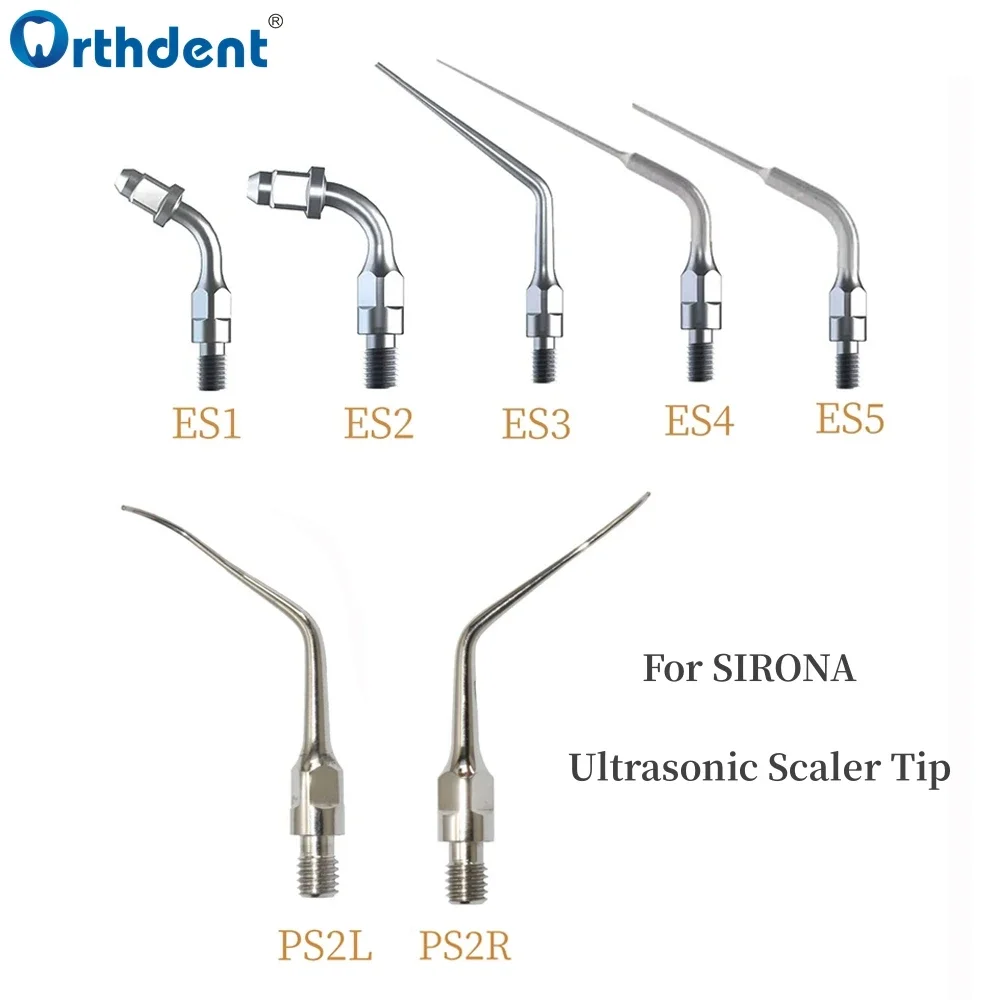 Dental Ultrasonic Scaler Tip Scaling Endo Perio Scaling Tips For SIRONA Handpiece ES1 ES2 ES3 ES4 ES5 Dentistry Tools Needle 1PC