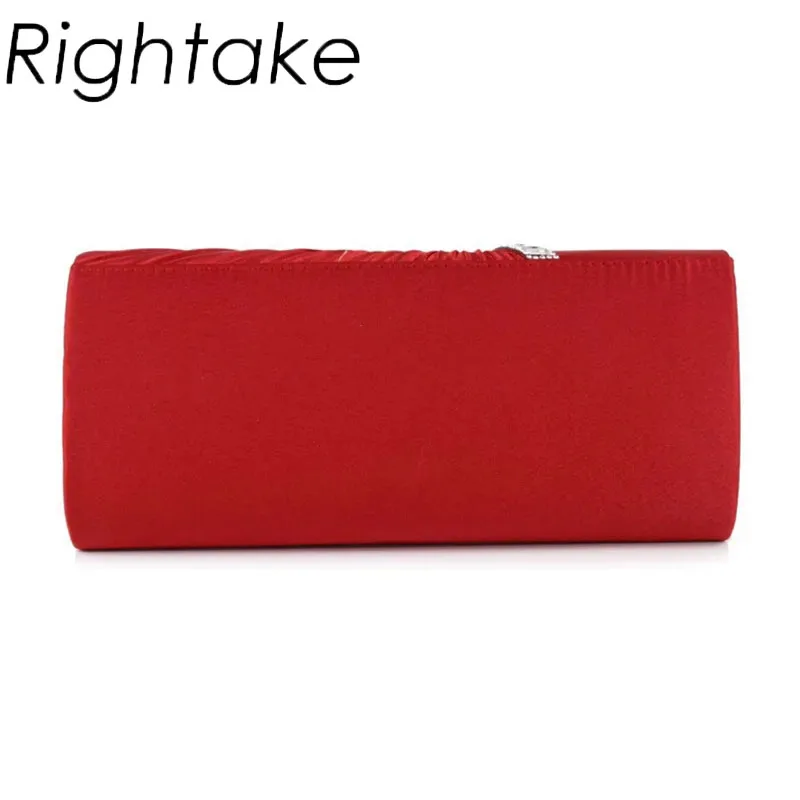 Rightake Wedding Party Clutches Woman Purple Purse Fashion Luxury Diagonal Rhinestone Prom Party Clutch Evening Bag Shoulder Bag