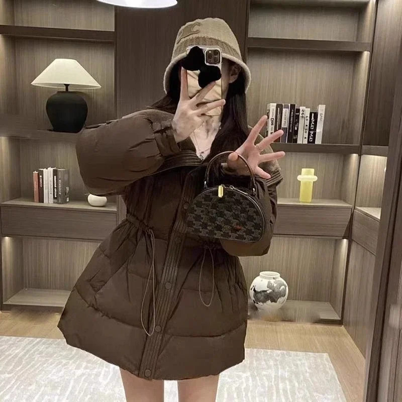 Down Coats for Women Long Parkas Woman Blouson White Jackets Discount Outdoor Clothes Modern Offers Demi-season High Quality Hot