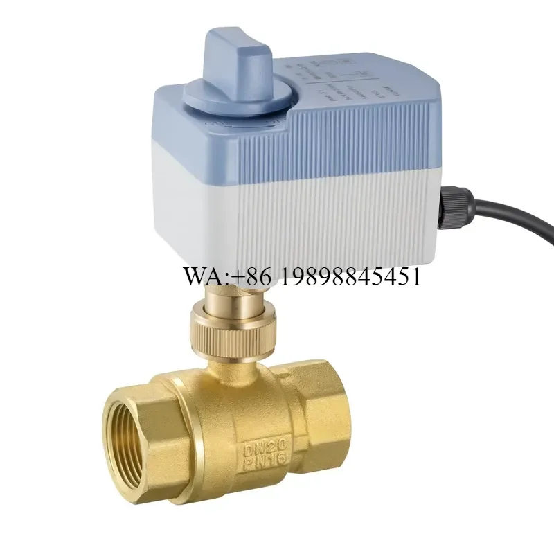 WMWMNU IP65 Waterproof 220V 2 Way 3 Wire 1 Control Brass Ball Valve Manual Switch Irrigation Remote Control CE Certified