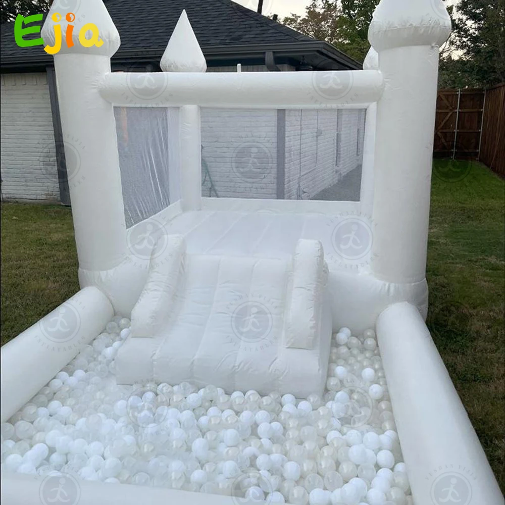 Commerica 13*8FT Kids Party Bouncy Castle PVC Inflatable Bouncer House Inflatable Wedding Bounce Castle For Outdoor Party Rental