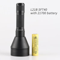 2022 Convoy L21B SFT40 Powerful Flashlight Max 2000lm Torch Lighter By 21700 Battery for Camping,Hiking,Self-defense