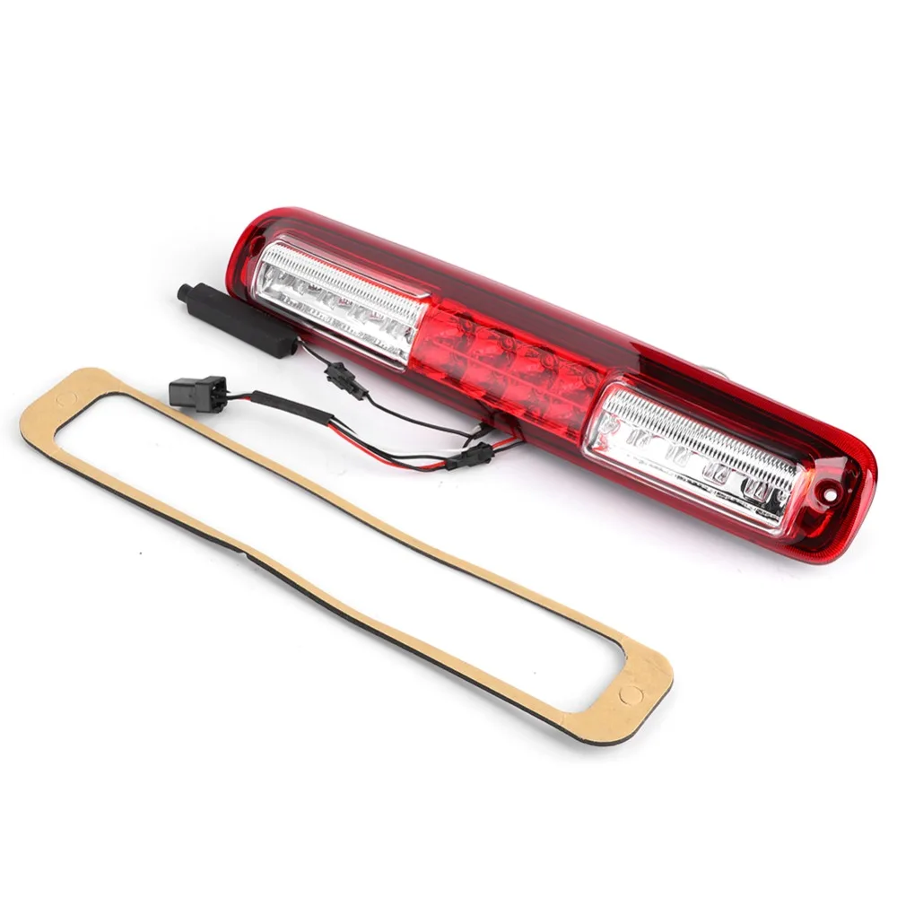 Durable Red Lens LED Brake Light White Housing Waterproof High Mount Brake Light Replacement Rear Brake Lamp 99-06 Models