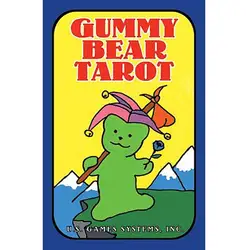 Gummy Bear Tarot Deck Cards 78 PCS Cartoon Board Game for Home Oracle Spiritual Divination Tarot