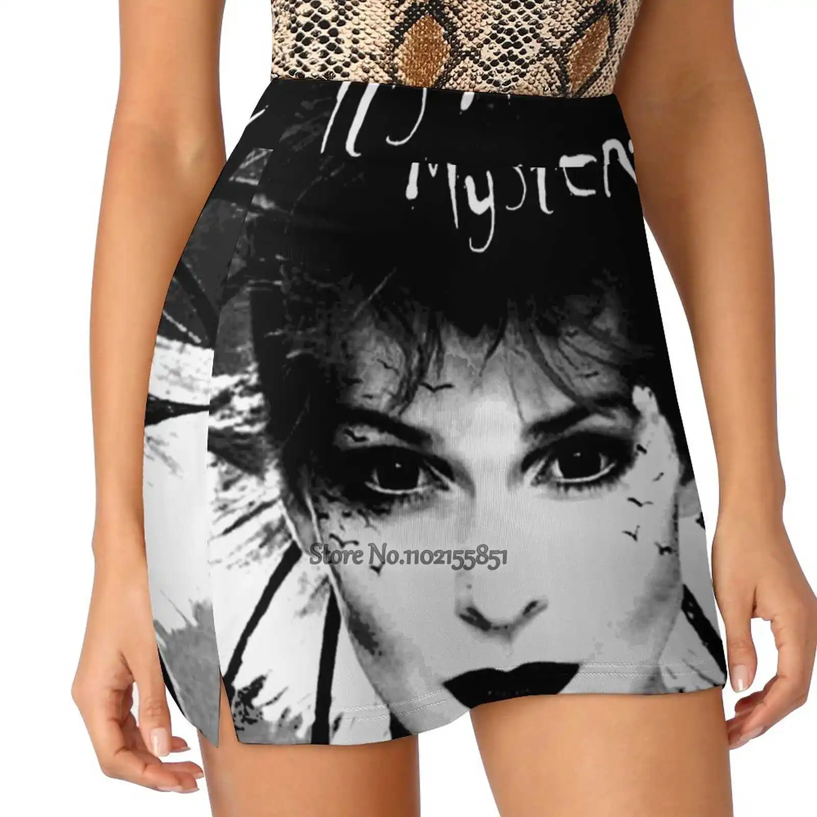 Its A Mystery Women'S Summer Fake Two Piece Skirts Casual Sports Beach Skirt Girl Skorts Toyah Its Mystery 80S Eighties Pop