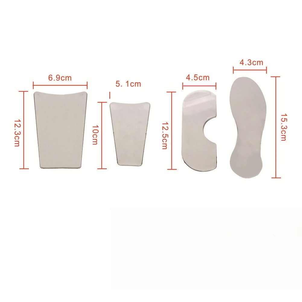 2 x 4pcs/set Double-sided Stainless Steel Reflection Mirrors Oral Dental Orthodontic Reflector Dentist Tool