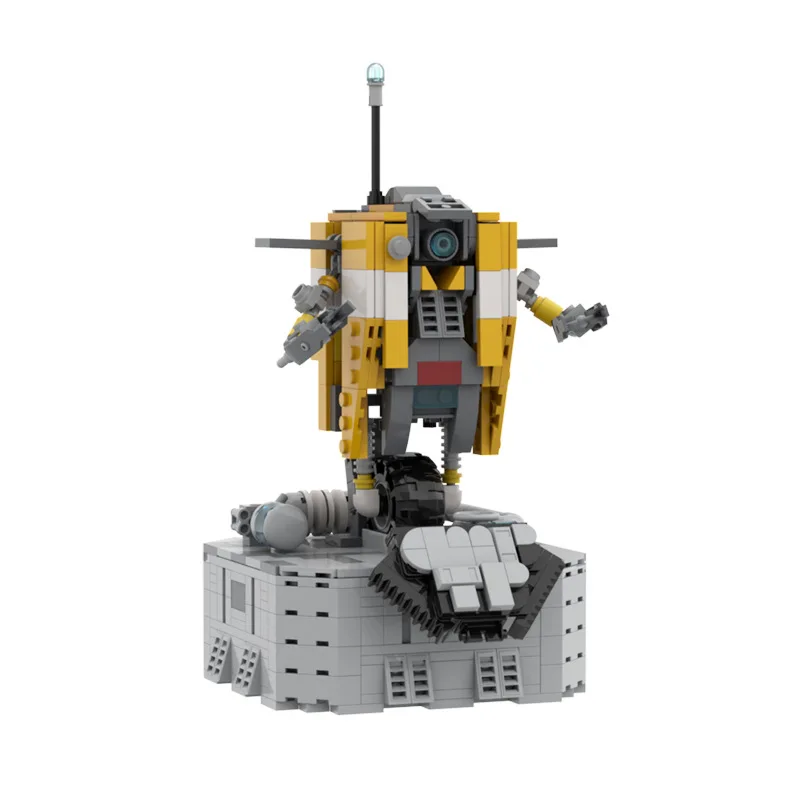 Popular Games Figure Sensationalist Robot Building Blocks MOC No Man's Land Claptrap CL4P-TP Mech Model Kids Toys Birthday Gift