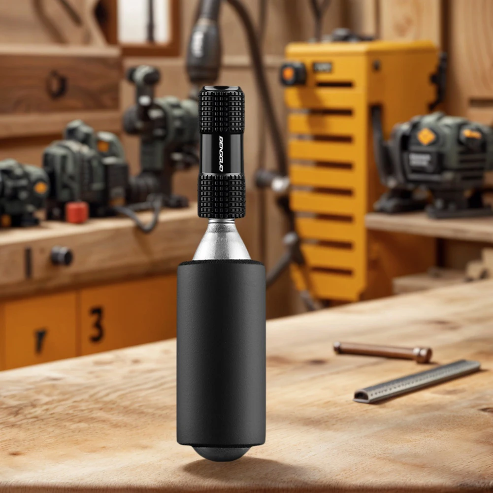 

Насадка для накачивания шин BENG GUO 360 ° Портативный инструмент для ремонта велосипедных шин из алюминиевого сплава с насадкой для CO2 для горных велосипедов