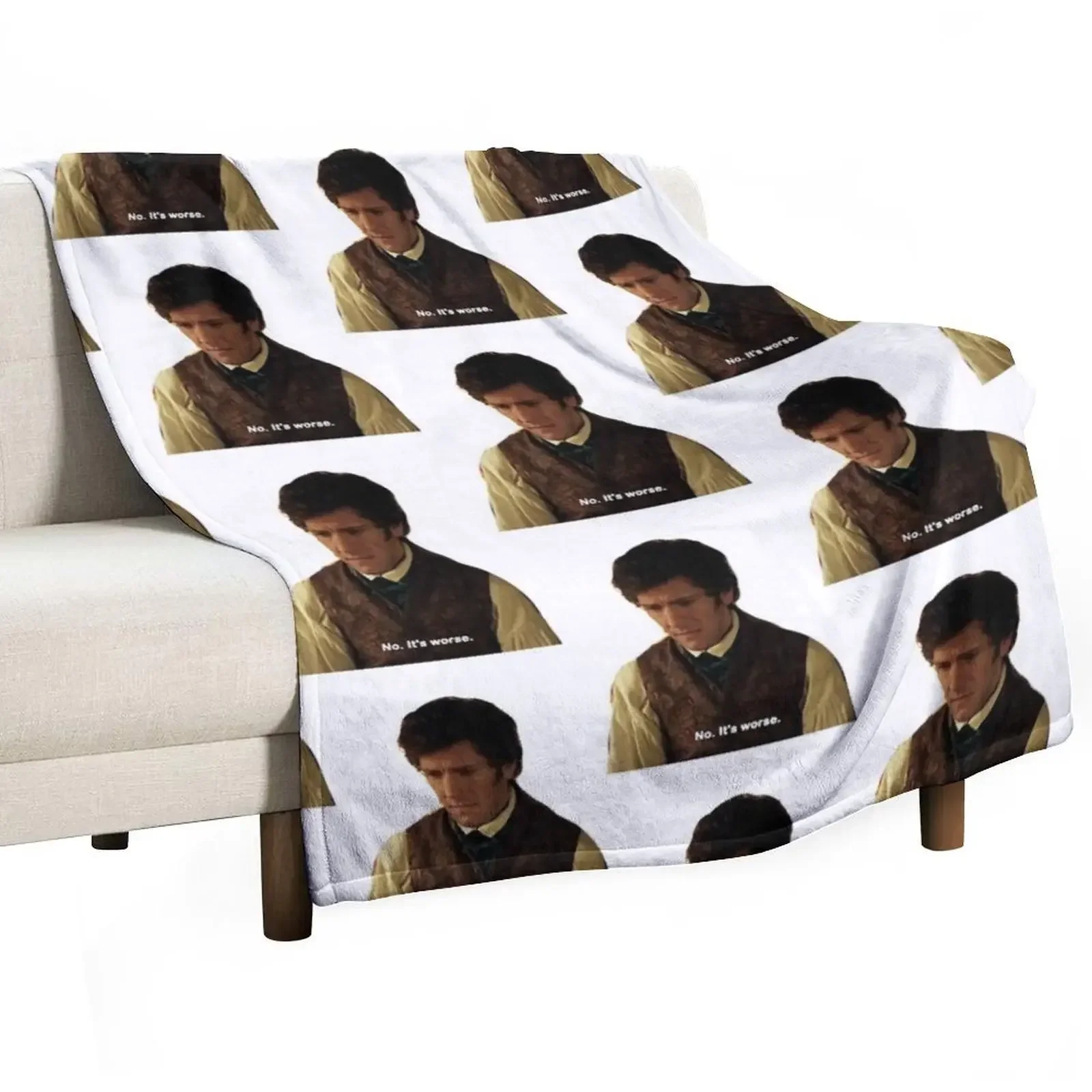 Sad matthew Throw Blanket Shaggy Hairys Multi-Purpose Nap Luxury Flannel Blankets