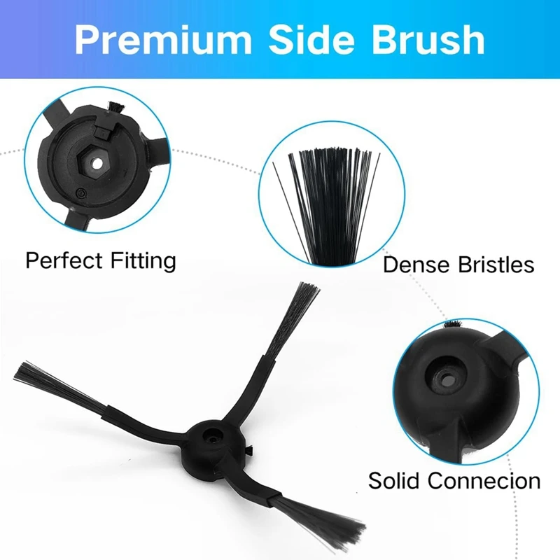 For AIRROBO T20 Vacuum Robot Replacement Accessories HEPA Filters Side Brushes Dust Bags Spare Parts