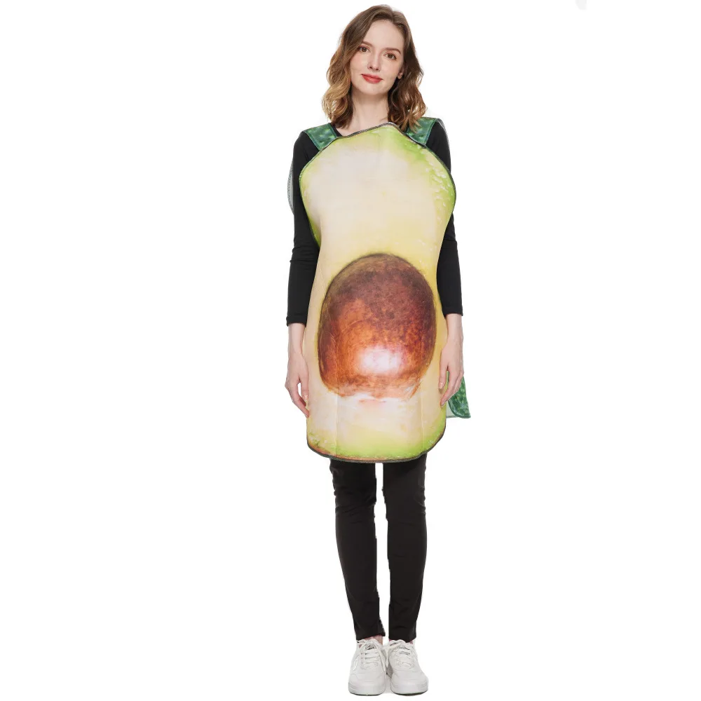 Avocado Cosplay Costume Party Costumes Fruit Jumpsuit Halloween New Cosplay Costumes Holiday Party Funny Cosplay Costumes